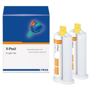 V-Posil, Präzisionsabformmaterial, Typ X-Light fast, Vinyl Polysiloxan, Kartusche 2 x 50 ml