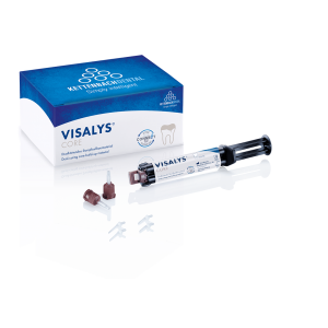 Visalys Core Intro pack Weiß: 1 x 5 ml, 10 Mischkanülen braun, 5 Intraoral tips, 5 Endo tips - Automixspritze