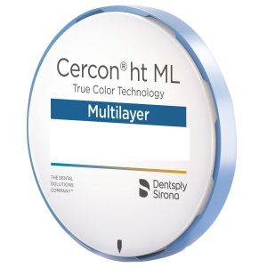 Cercon ht ML, Festsitzende prothetische Versorgungen, Form Ronde, Typ Multilayer, Farbe A3,5, Höhe 18 mm, Ø 98 mm, Packung à 1 Stück