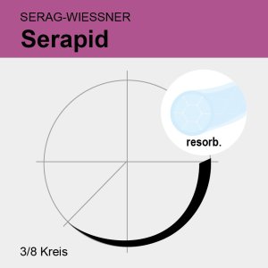SERAPID Pckg. 24 St. farb.,0,45 m,DS-18,St. 4/0