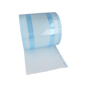 Eurosteril Sterilisationsfolie, Breite 200 × 50 mm, mit Falte, Rolle à 100 m
