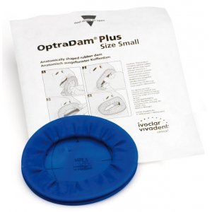OptraDam Plus, Kofferdam, small, blau, Packung à 50 Stück