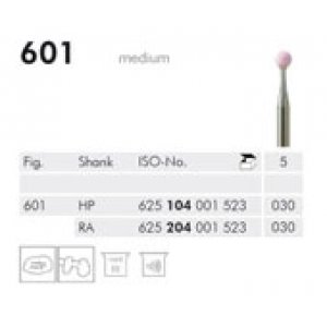 Keramische Schleifer, Schleifkörper rosa H 652R, ISO 035, Packung 5 Stück