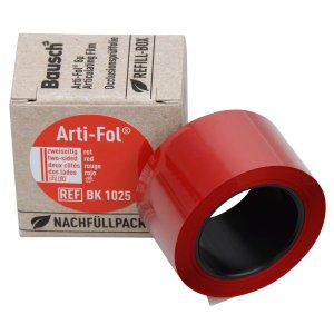 Arti-Fol 8µ, Artikulationsfolie, zweiseitig, 22 mm, rot, Packung à 20 m