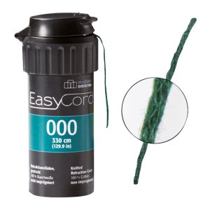 Easycord Nr. 000, xx-fein, grün, nicht imprägniert, Dose à 330 cm