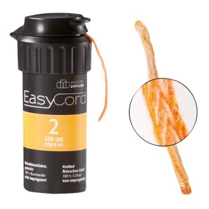 Easycord Nr. 2, dick, orange, nicht imprägniert, Dose à 330 cm