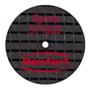Dynex Trennscheiben für NEM und Modellguss Ø 22 mm, Stärke 1,0 mm, Packung 25 Stück
