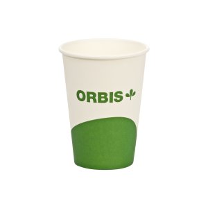 ORBIS-Green Mundspülbecher, Hartpapier, PLA Beschichtung, Einmalartikel, weiß, 180 ml, Karton 500 Stück