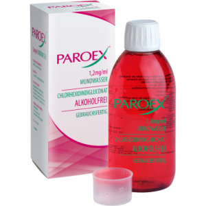 Paroex Mundwasser, 1,2 mg Chlorhexidingluconat / ml, Flasche à 300 ml